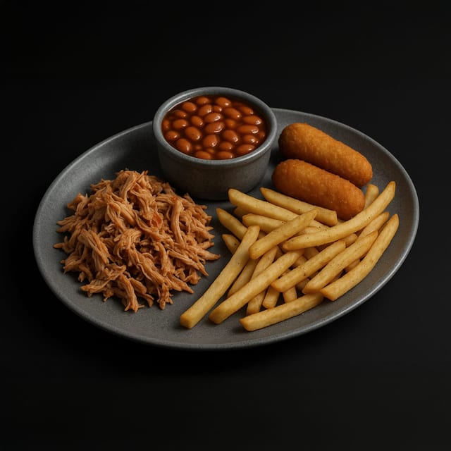 Pulled Chicken Plate.
